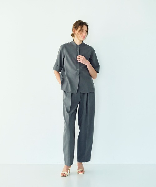 N.O.R.C(ノーク)の「ウォッシャブルハーフスリーブシャツ【CLEAN MOTION】(シャツ/ブラウス・レディース・ネイビー/チャコール・フリー)」の17枚目の写真