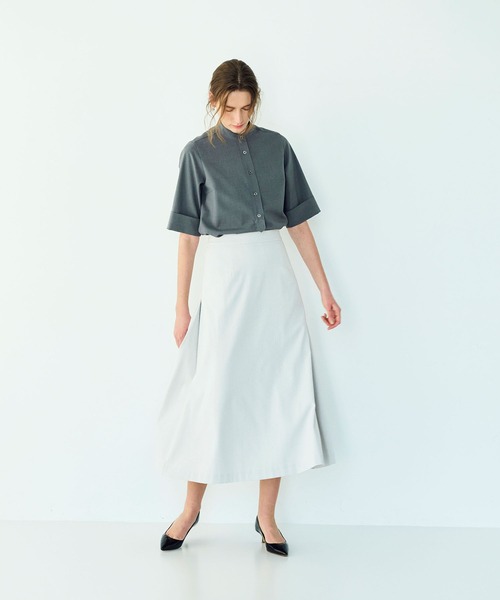 N.O.R.C(ノーク)の「ウォッシャブルハーフスリーブシャツ【CLEAN MOTION】(シャツ/ブラウス・レディース・ネイビー/チャコール・フリー)」の15枚目の写真