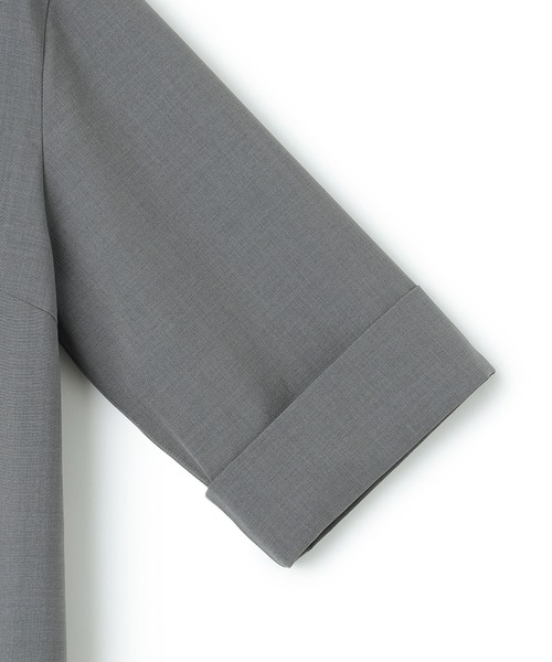 N.O.R.C(ノーク)の「ウォッシャブルハーフスリーブシャツ【CLEAN MOTION】(シャツ/ブラウス・レディース・ネイビー/チャコール・フリー)」の6枚目の写真