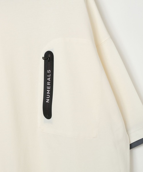 NUMERALS（ヌメラルズ）の「【NUMERALS】フェイクレイヤードTEE（Tシャツ/カットソー・メンズ・オフホワイト/ブラック/カーキ・LARGE/MEDIUM）」の15枚目の写真