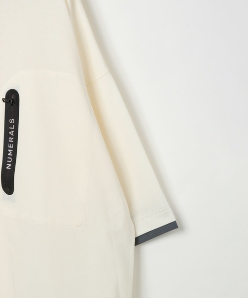 NUMERALS（ヌメラルズ）の「【NUMERALS】フェイクレイヤードTEE（Tシャツ/カットソー・メンズ・オフホワイト/ブラック/カーキ・LARGE/MEDIUM）」の17枚目の写真