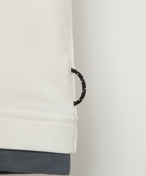 NUMERALS（ヌメラルズ）の「【NUMERALS】フェイクレイヤードTEE（Tシャツ/カットソー・メンズ・オフホワイト/ブラック/カーキ・LARGE/MEDIUM）」の19枚目の写真