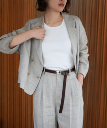 qualite | スクエアバックルロングベルト(ベルト)