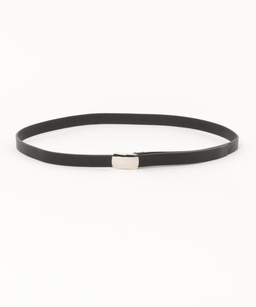 qualite（カリテ）の「スクエアバックルロングベルト（ベルト・レディース・ブラウン/ブラック/ブラック系その他2・フリー）」の3枚目の写真