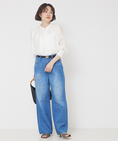 qualite（カリテ）の「スクエアバックルロングベルト（ベルト・レディース・ブラウン/ブラック/ブラック系その他2・フリー）」の7枚目の写真