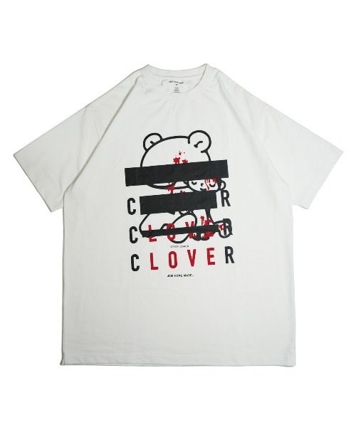 JAM HOME MADE（ジャムホームメイド）の「×GLOOMY（グルーミー） CLOVER Tシャツ（Tシャツ/カットソー・レディース・ブラック/ホワイト・S/M/L/XL）」の2枚目の写真