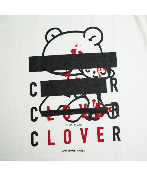 JAM HOME MADE（ジャムホームメイド）の「×GLOOMY（グルーミー） CLOVER Tシャツ（Tシャツ/カットソー・レディース・ブラック/ホワイト・S/M/L/XL）」の11枚目の写真
