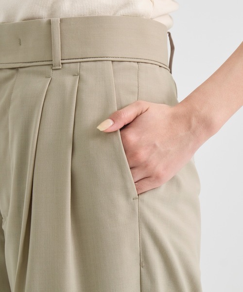 PUBLIC TOKYO（パブリックトウキョウ）の「PUBLIC SLACKS PLAIN（スラックス・レディース・ベージュ/パープル/ブラウン・1/2/4/3/0）」の17枚目の写真