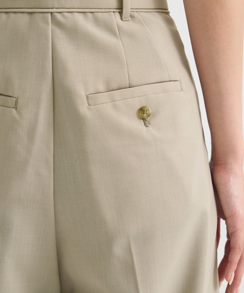 PUBLIC TOKYO（パブリックトウキョウ）の「PUBLIC SLACKS PLAIN（スラックス・レディース・ベージュ/パープル/ブラウン・1/2/4/3/0）」の19枚目の写真