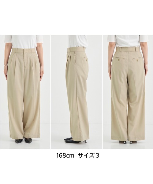 【G-D】Public Tokyo スラックス PUBLIC TOKYO スラックス エバークリースGRツイルワイド