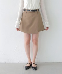 CLEIO | 【CLEIO】ベルト付きスカート風キュロットパンツ BELTED SKIRT-STYLE CULOTTES PANTS/737-13680(その他パンツ)