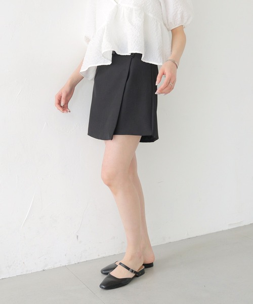 CLEIO（クレイオ）の「【CLEIO】ベルト付きスカート風キュロットパンツ BELTED SKIRT-STYLE CULOTTES PANTS/737-13680（その他パンツ・レディース・モカ/アイボリー/ブラック・FREE）」の20枚目の写真