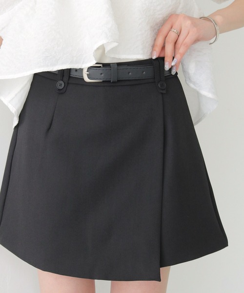 CLEIO（クレイオ）の「【CLEIO】ベルト付きスカート風キュロットパンツ BELTED SKIRT-STYLE CULOTTES PANTS/737-13680（その他パンツ・レディース・モカ/アイボリー/ブラック・FREE）」の19枚目の写真
