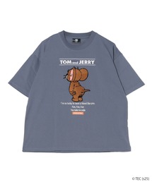 TOM&JERRY（トムアンドジェリー）の「【公式】トムとジェリー　サガラ刺繍Ｔシャツ（Tシャツ/カットソー）」