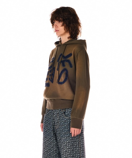 BEEDEN（ビーデン）の「BEEDEN BLAST PULLOVER（パーカー・レディース・カーキ/ネイビー・FREE）」の3枚目の写真