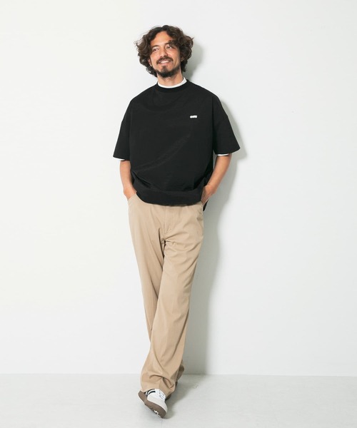 URBAN RESEARCH Sonny Label（アーバンリサーチサニーレーベル）の「OOPS　接触冷感・撥水機能Tシャツ（Tシャツ/カットソー・メンズ・チャコールグレー/ブラック/グリーン系その他・MEDIUM/LARGE/X-LARGE）」の7枚目の写真