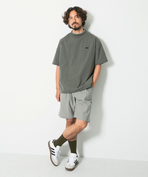 URBAN RESEARCH Sonny Label（アーバンリサーチサニーレーベル）の「OOPS　接触冷感・撥水機能Tシャツ（Tシャツ/カットソー・メンズ・チャコールグレー/ブラック/グリーン系その他・MEDIUM/LARGE/X-LARGE）」の12枚目の写真