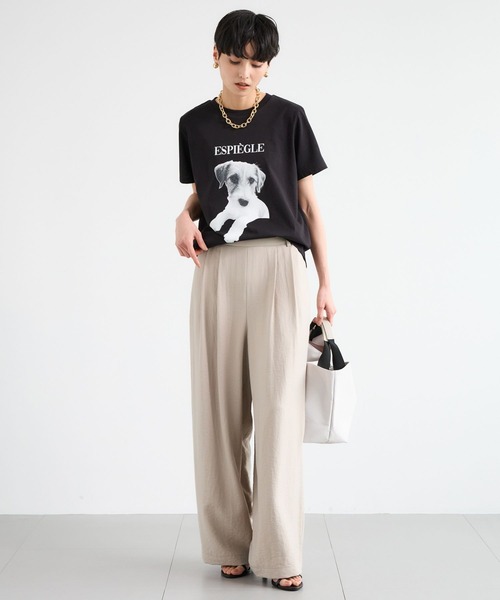 BARNYARDSTORM(バンヤードストーム)の「BARNYARDSTORM / Wタックフィラメントツイルパンツ 【『ネルソンさん』YouTubeご紹介アイテム】(その他パンツ・レディース・ブルー/チャコールグレー/ベージュ・S/M/L)」の12枚目の写真