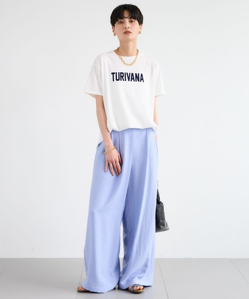 BARNYARDSTORM(バンヤードストーム)の「BARNYARDSTORM / Wタックフィラメントツイルパンツ 【『ネルソンさん』YouTubeご紹介アイテム】(その他パンツ・レディース・ブルー/チャコールグレー/ベージュ・S/M/L)」の15枚目の写真