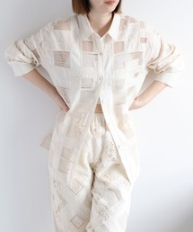 cepo | パッチワーク刺繍シャツブラウス(シャツ/ブラウス)