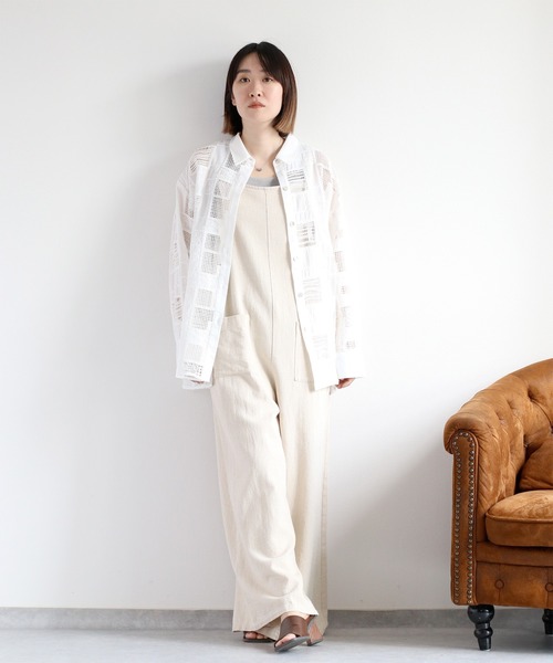 cepo(セポ)の「パッチワーク刺繍シャツブラウス(シャツ/ブラウス・レディース・ベージュ/オフホワイト・M)」の17枚目の写真