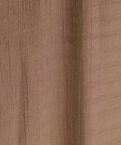 SHOO・LA・RUE（シューラルー）の「さらさら ドビーギャザー シャツワンピース（ワンピース・レディース・ネイビー/ダークブラウン/ナチュラル・04/03/02/01）」の7枚目の写真