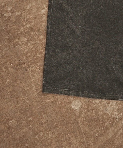 ALL RUNS（オールランズ）の「クルーネック ビッグシルエット 半袖カットソー（Tシャツ/カットソー・メンズ・オリーブ/ブラック/ホワイト/グレー・M/L/XL）」の7枚目の写真