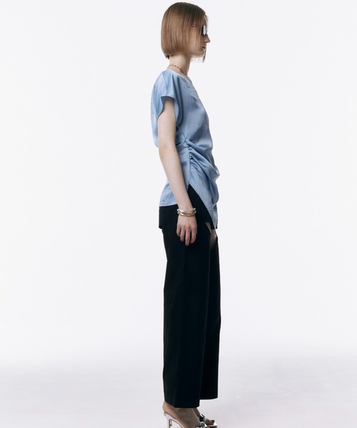 SLIM FRALE PANTS/スリムフレアパンツ（スラックス）｜JOSE MOON