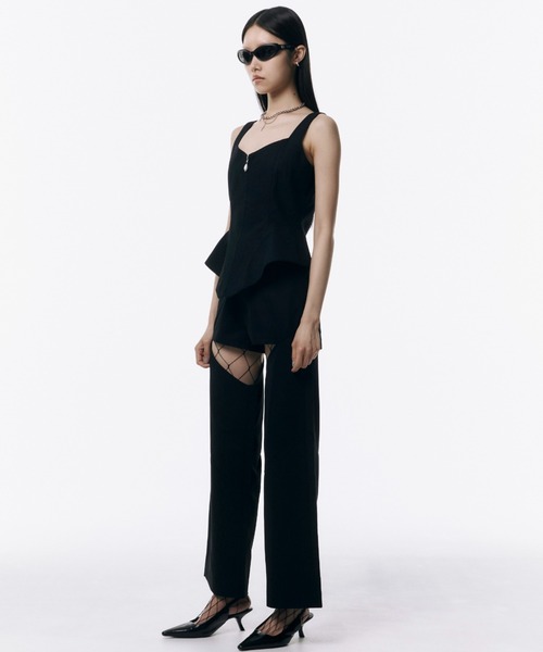 SLIM FRALE PANTS/スリムフレアパンツ（スラックス）｜JOSE MOON