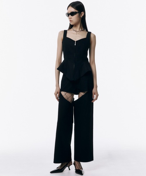 パンツ josemoon slim frale pants 36 SLIM FRALE PANTS/スリムフレアパンツ（スラックス）｜JOSE MOON
