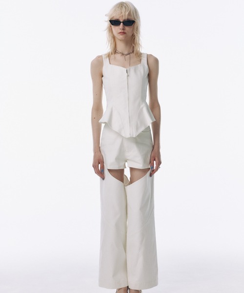 SLIM FRALE PANTS/スリムフレアパンツ（スラックス）｜JOSE MOON