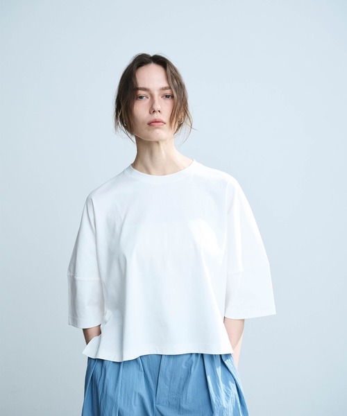 tシャツ フォルムトップス「クールスムース」 レディース フォルムトップス【クールスムース】（Tシャツ/カットソー