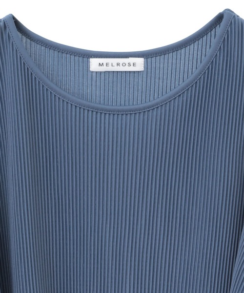 SOFFITTO（ソフィット）の「クリスタルプリーツ無地セットアップ(取り扱い店舗限定)（Tシャツ/カットソー・レディース・ブラック/ブルー/グレイッシュベージュ・FREE）」の13枚目の写真
