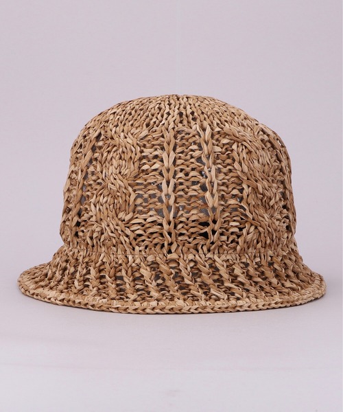 セール】HAND KNITTED PAPER BUCKET2（ハット）｜CA4LA（カシラ）の