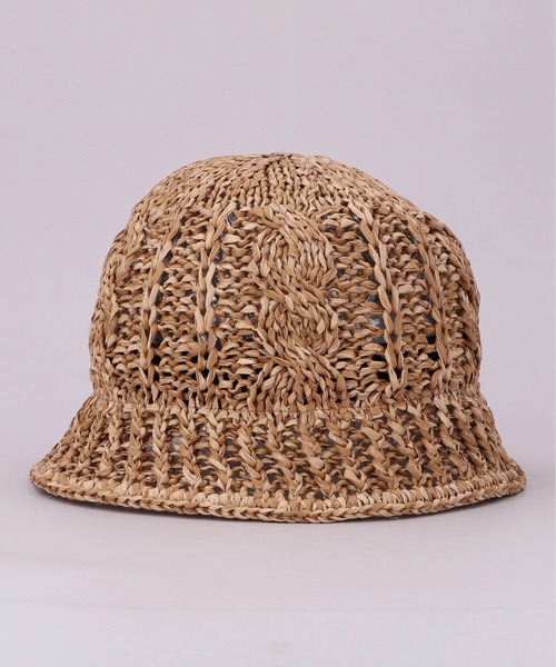 セール】HAND KNITTED PAPER BUCKET2（ハット）｜CA4LA（カシラ）の
