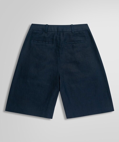 BROOKS BROTHERS(ブルックスブラザーズ)の「リネン ワイドレッグ キュロットショーツ(その他パンツ・レディース・ネイビー・2/0/4)」の7枚目の写真