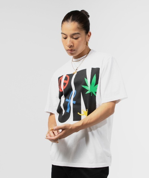 UNION(UNION TOKYO)(ユニオン)の「UNION TOKYO STICKY TEE ユニオントーキョー(Tシャツ/カットソー・メンズ・ホワイト系その他/ブラック・SMALL/MEDIUM/LARGE/X-LARGE/XX-LARGE)」の1枚目の写真