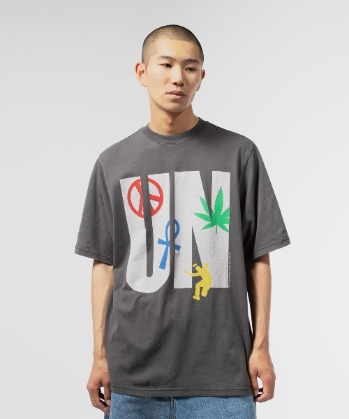 UNION(UNION TOKYO)(ユニオン)の「UNION TOKYO STICKY TEE ユニオントーキョー(Tシャツ/カットソー・メンズ・ホワイト系その他/ブラック・SMALL/MEDIUM/LARGE/X-LARGE/XX-LARGE)」の2枚目の写真