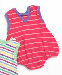 ロンパース（ピンク/桃色系・ボーダー柄）ファッション通販 - ZOZOTOWN