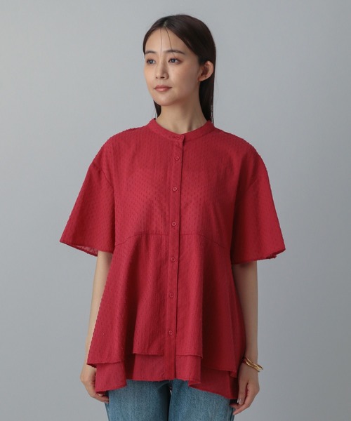 clore+ レディワークシャツ NULABEL（ニューレーベル）の22ss PATCH WORK SHIRT MULTI Aの