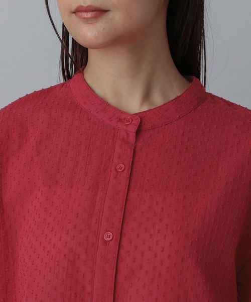 GLOBAL WORK（グローバルワーク）の「MATINEE LINE/ドットティアードシャツ/495656（シャツ/ブラウス・レディース・ブラック/オフホワイト/レッド・MEDIUM/LARGE）」の15枚目の写真