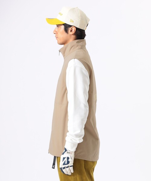 BEAMS GOLF（ビームスゴルフ）の「ORANGE LABEL / フルジップ スタンドカラー ベスト（ベスト・メンズ・ネイビー/ベージュ/その他・MEDIUM/LARGE/SMALL/X-LARGE）」の10枚目の写真