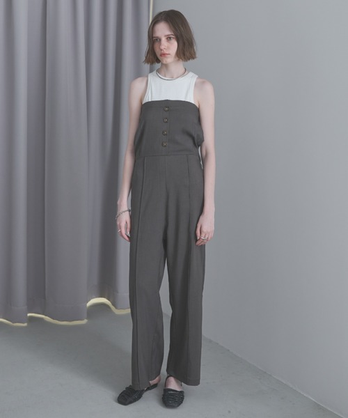 Aunt Marie's（アントマリーズ）の「ベアオールインワン（つなぎ/オールインワン・レディース・グレー/ブラウン・MT/FREE）」の11枚目の写真