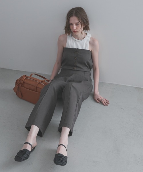 Aunt Marie's（アントマリーズ）の「ベアオールインワン（つなぎ/オールインワン・レディース・グレー/ブラウン・MT/FREE）」の17枚目の写真