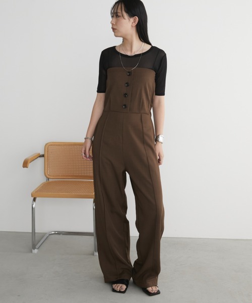 Aunt Marie's（アントマリーズ）の「ベアオールインワン（つなぎ/オールインワン・レディース・グレー/ブラウン・MT/FREE）」の18枚目の写真