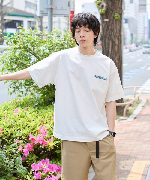 coen（コーエン）の「＜Parknik＞ロゴプリントTシャツ（Tシャツ/カットソー・メンズ・ダークグリーン/ホワイト/ダークブラウン・M/L/XL）」の4枚目の写真