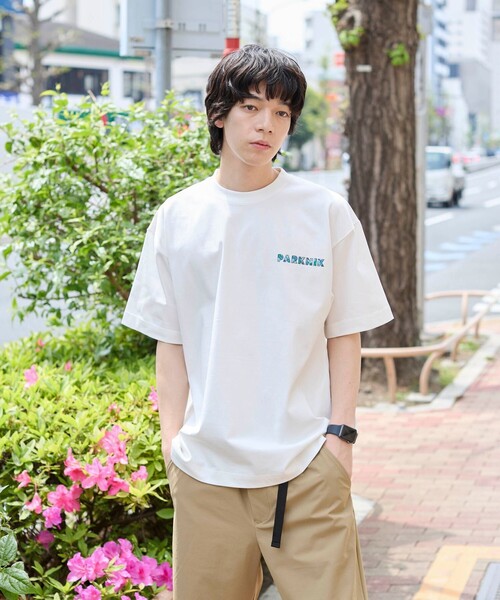 セール】＜Parknik＞ロゴプリントTシャツ（Tシャツ/カットソー