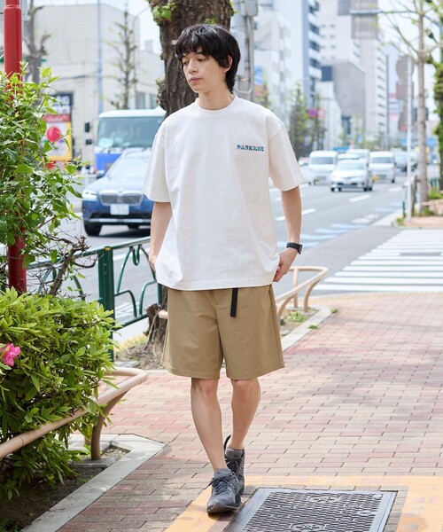 coen（コーエン）の「＜Parknik＞ロゴプリントTシャツ（Tシャツ/カットソー・メンズ・ダークグリーン/ホワイト/ダークブラウン・M/L/XL）」の8枚目の写真