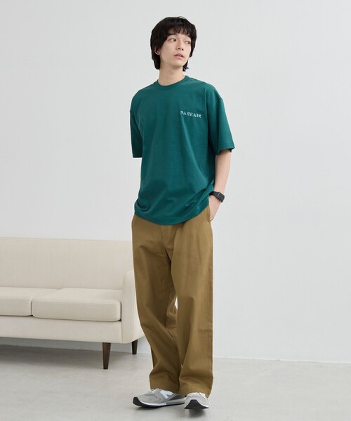 coen（コーエン）の「＜Parknik＞ロゴプリントTシャツ（Tシャツ/カットソー・メンズ・ダークグリーン/ホワイト/ダークブラウン・M/L/XL）」の13枚目の写真