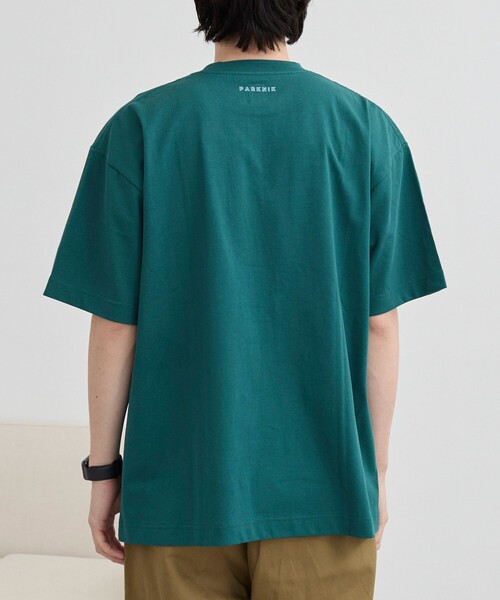 coen（コーエン）の「＜Parknik＞ロゴプリントTシャツ（Tシャツ/カットソー・メンズ・ダークグリーン/ホワイト/ダークブラウン・M/L/XL）」の16枚目の写真
